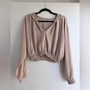 ZARA Cropped Athleisure Top